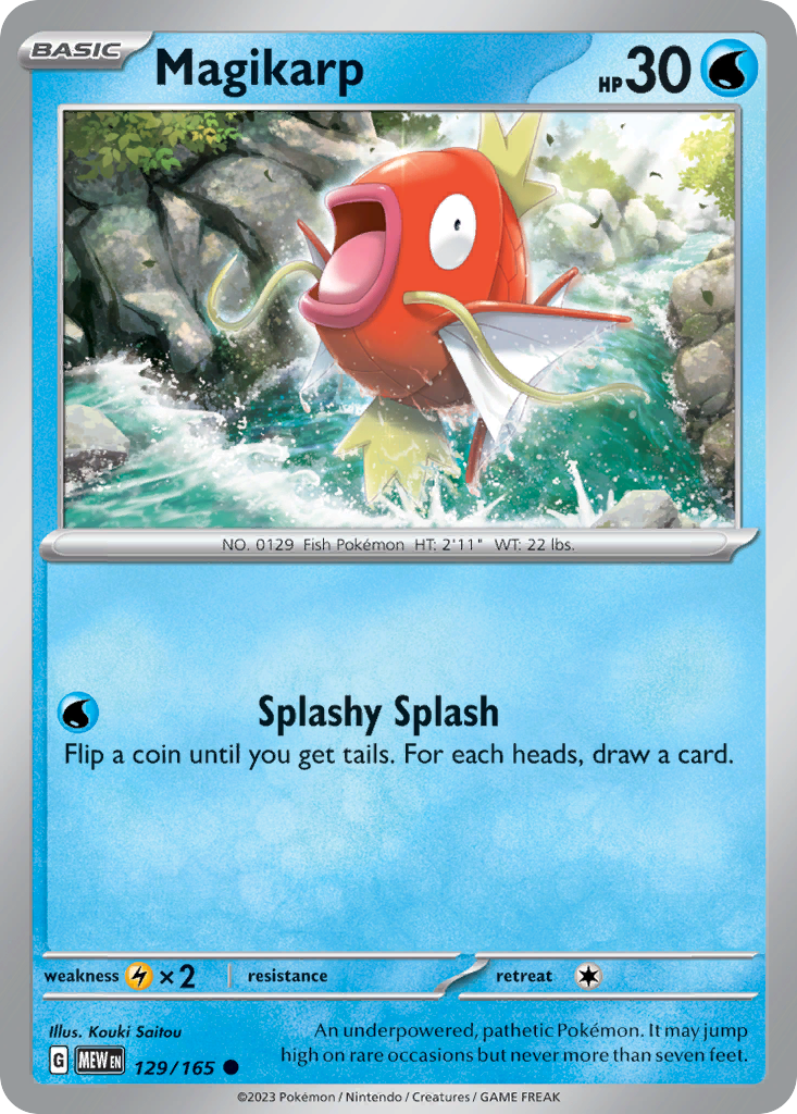 Magikarp 129 SV: Scarlet & Violet 151 Common