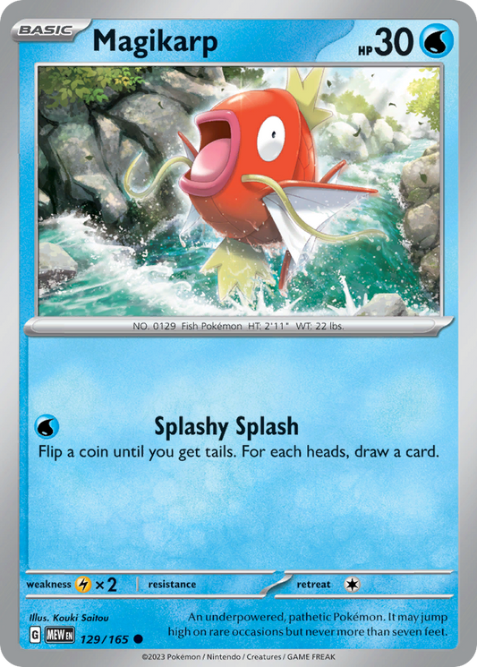 Magikarp 129 SV: Scarlet & Violet 151 Common