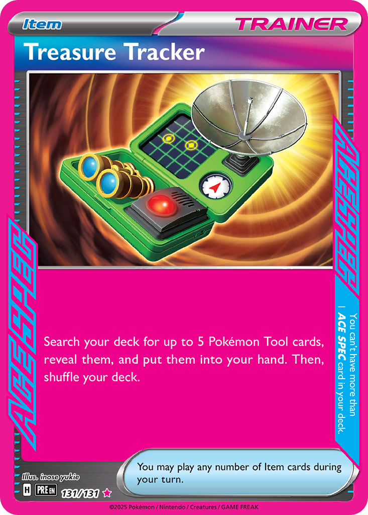 Treasure Tracker 131 SV: Prismatic Evolutions Ace Spec Rare
