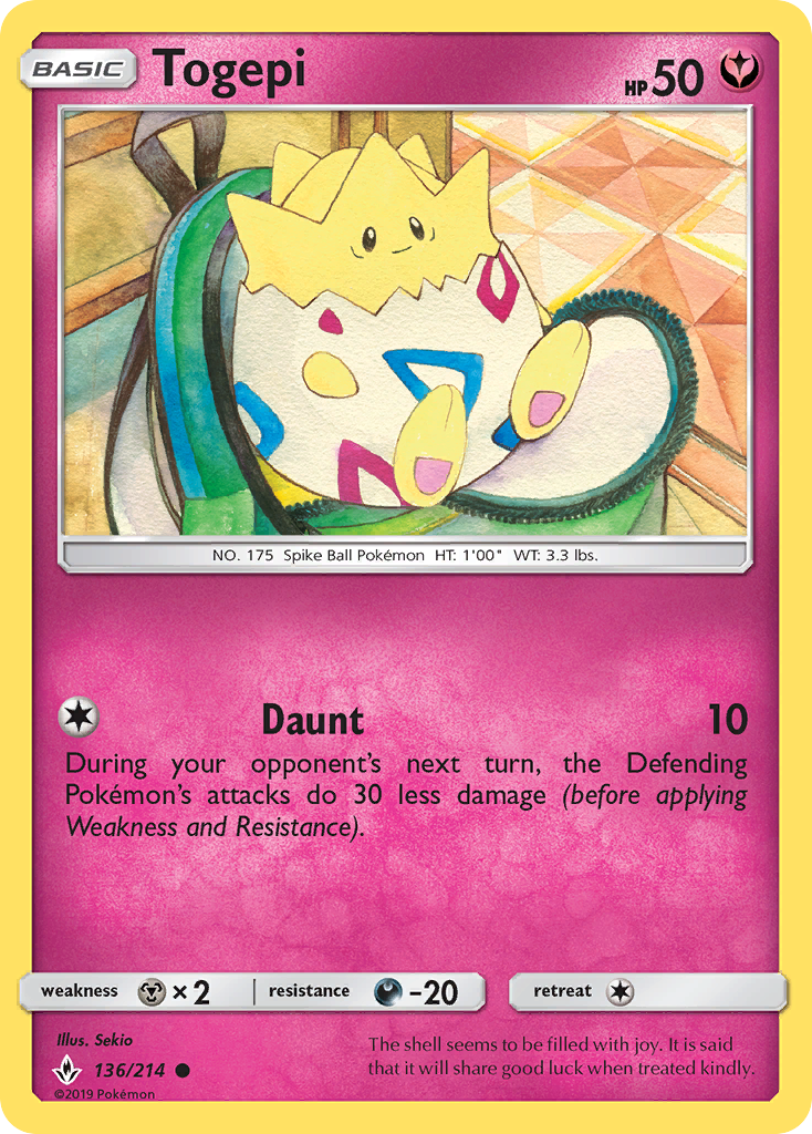 Togepi 136 SM - Unbroken Bonds Common