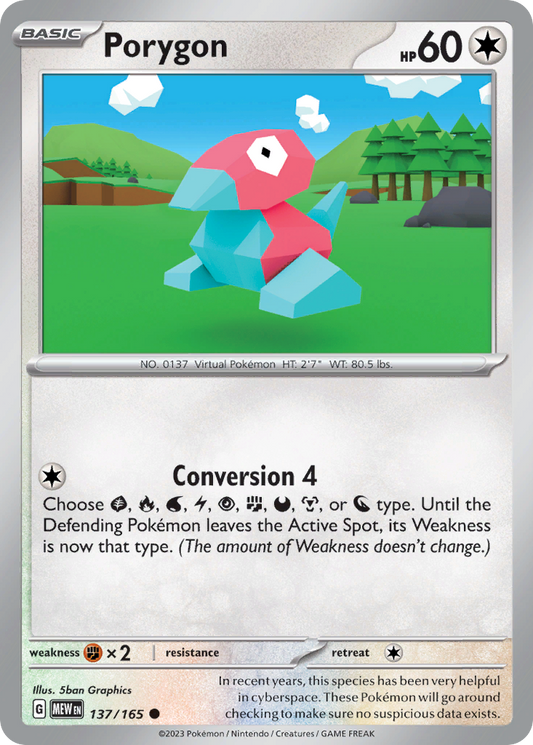 Porygon 137 SV: Scarlet & Violet 151 Common