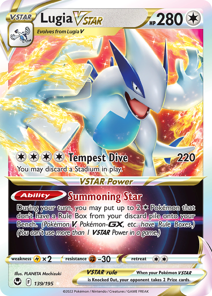 Lugia VSTAR 139 SWSH12: Silver Tempest Ultra Rare