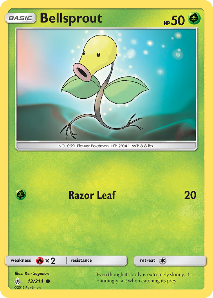Bellsprout 13 SM - Unbroken Bonds Common