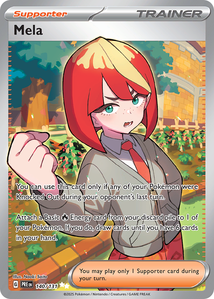 Mela 140 SV: Prismatic Evolutions Ultra Rare Lightly Played