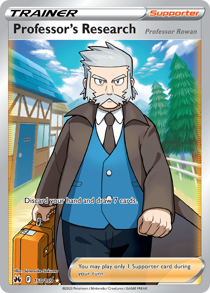 Professor's Research 150 Crown Zenith Ultra Rare Lightly Played
