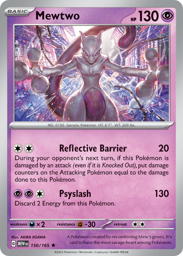 Mewtwo 150 SV: Scarlet & Violet 151 Rare