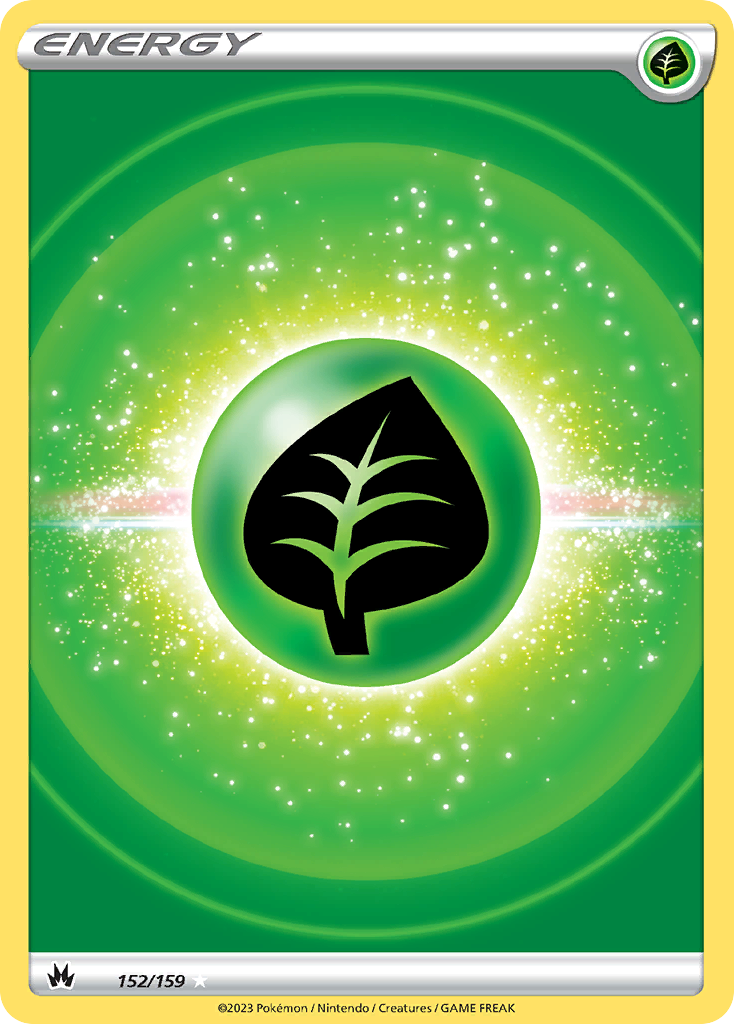Grass Energy 152 Crown Zenith Ultra Rare Lightly Played