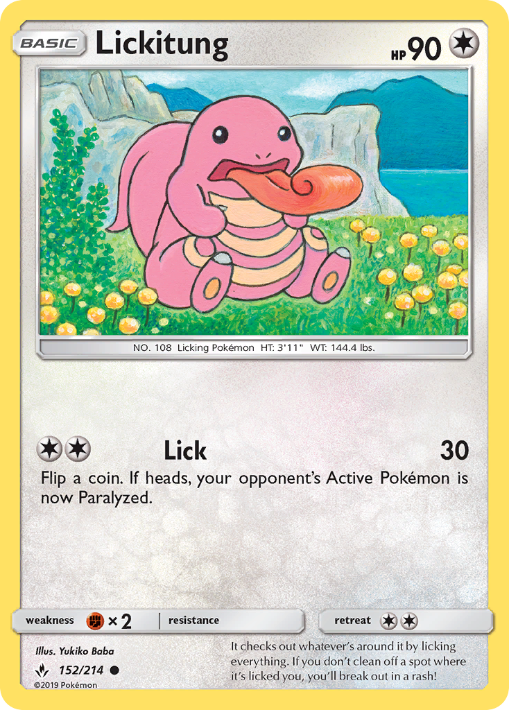 Lickitung 152 SM - Unbroken Bonds Common