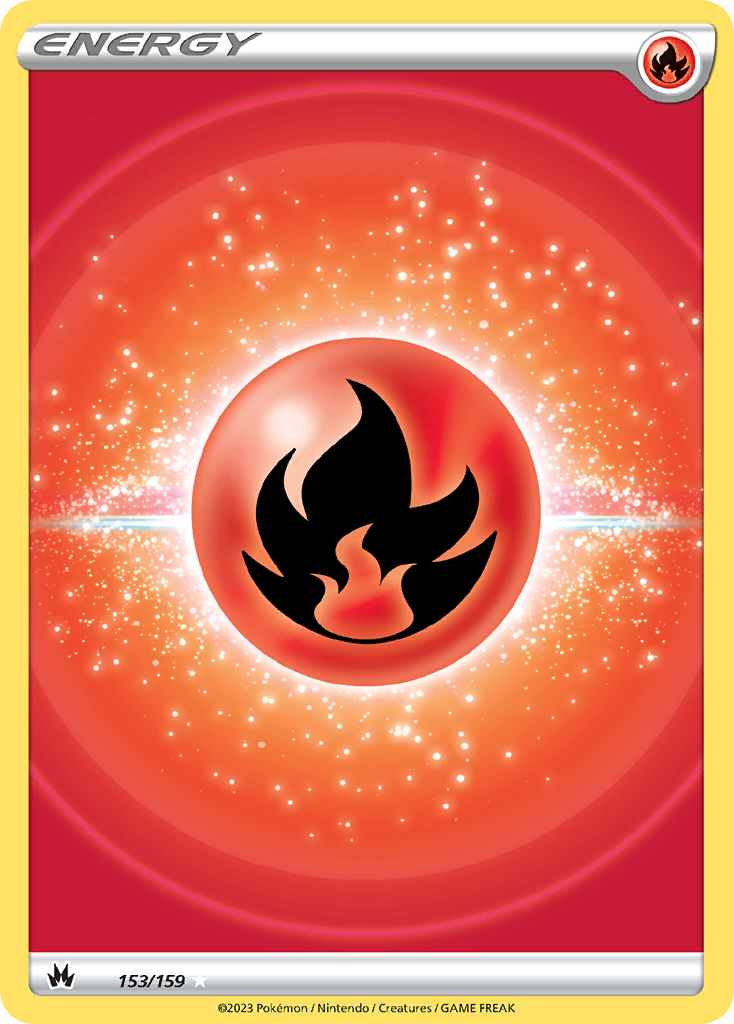 Fire Energy 153 Crown Zenith Ultra Rare
