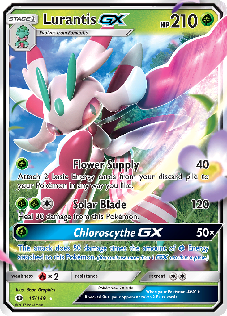 Lurantis GX 15 SM Base Set Ultra Rare