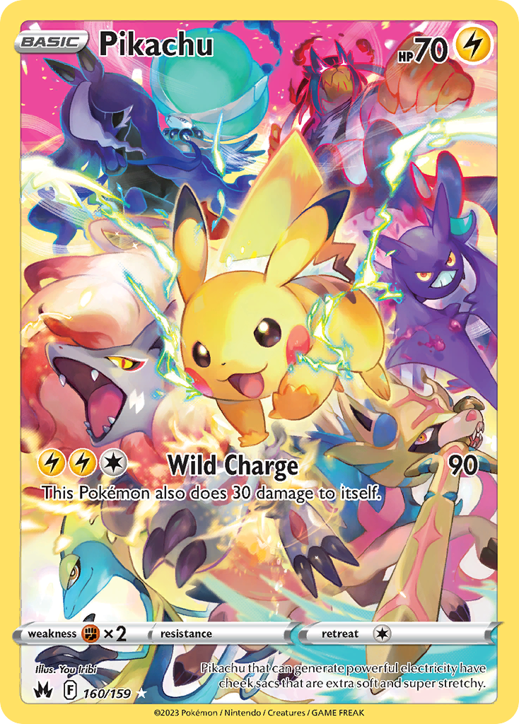 Pikachu 160 Crown Zenith Secret Rare