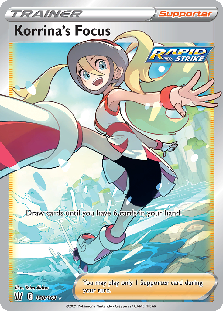 Korrina's Focus 160 SWSH05: Battle Styles Ultra Rare