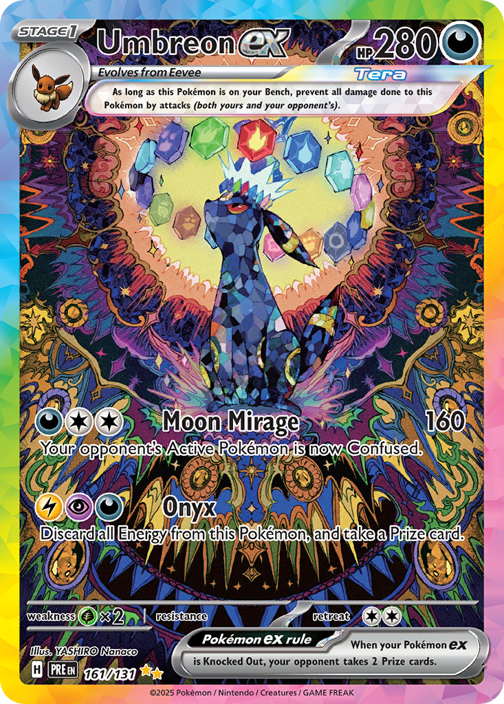 Umbreon ex 161 SV: Prismatic Evolutions Special Illustration Rare