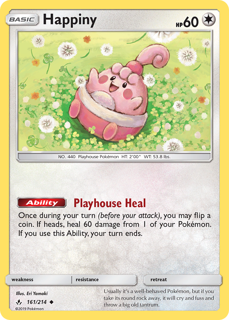 Happiny 161 SM - Unbroken Bonds Uncommon