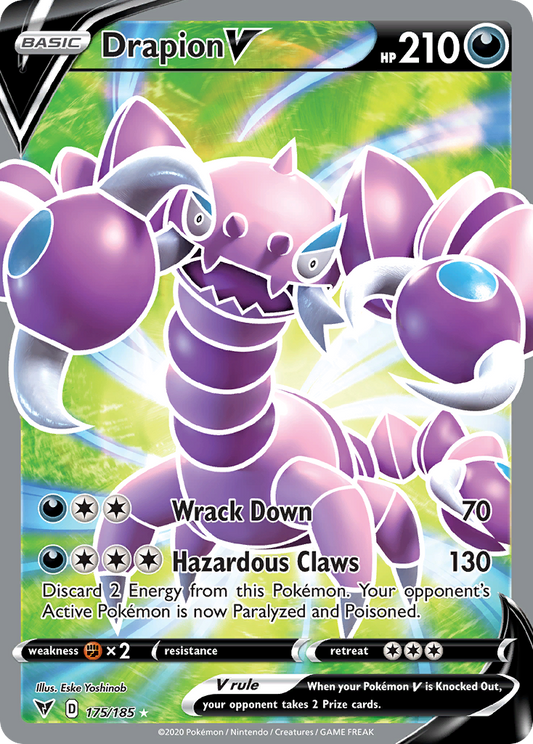 Drapion V 175 SWSH04: Vivid Voltage Ultra Rare