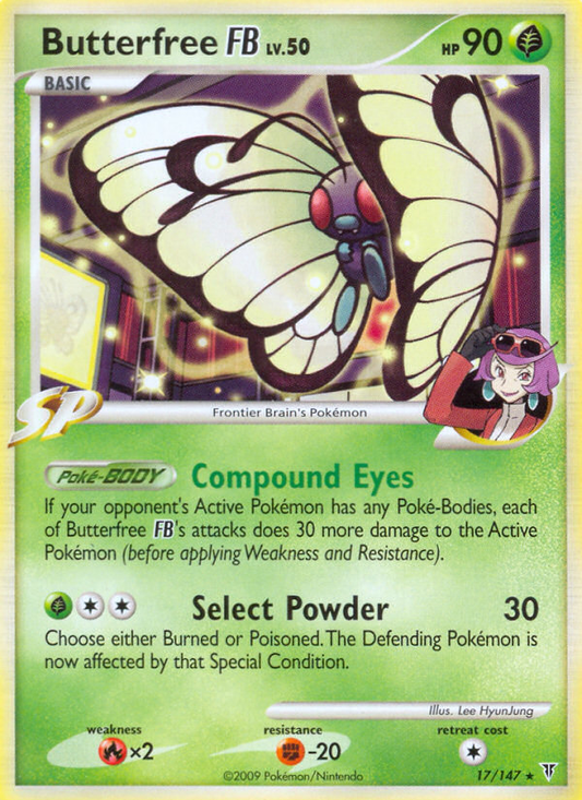 Butterfree FB 17 Supreme Victors Rare Lightly Played