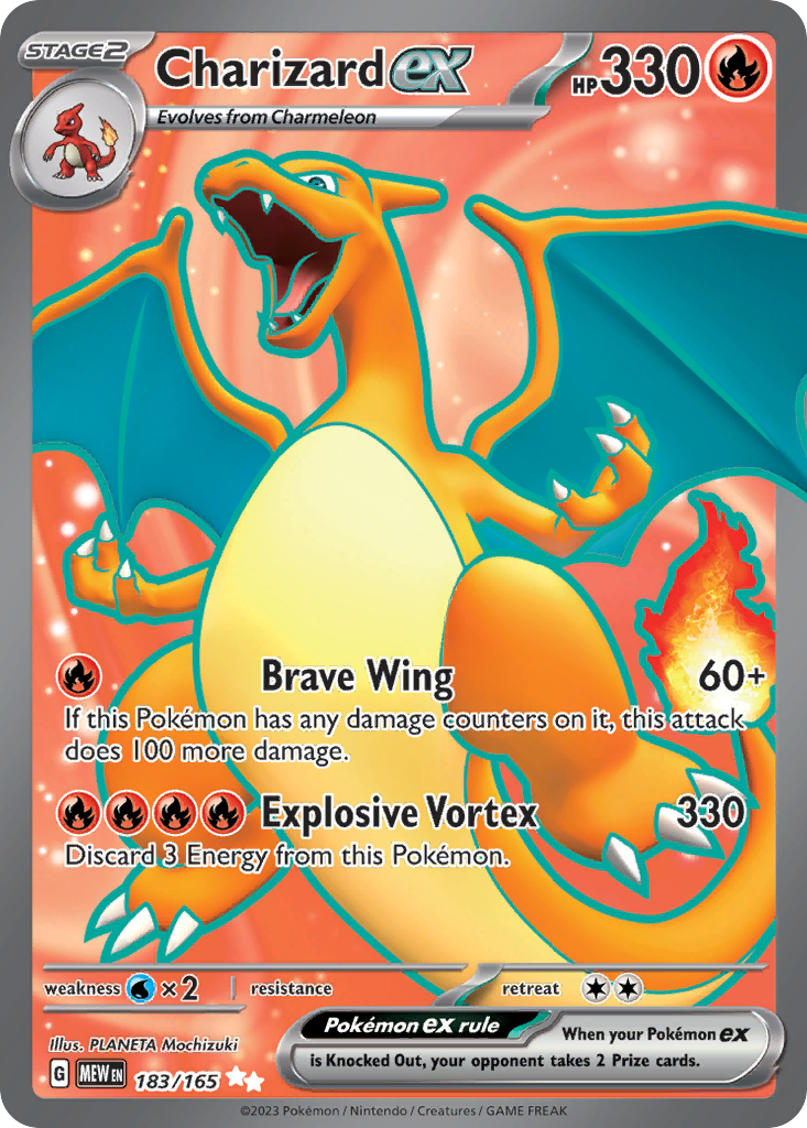 Charizard ex 183 SV: Scarlet & Violet 151 Ultra Rare Lightly Played