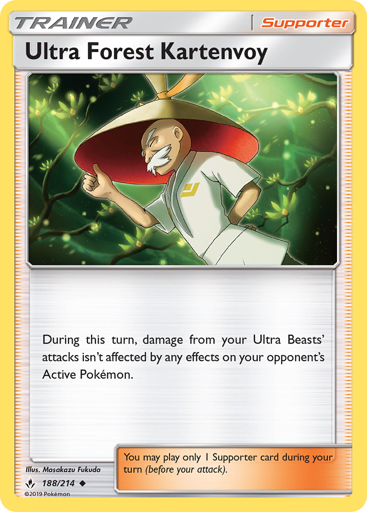 Ultra Forest Kartenvoy 188 SM - Unbroken Bonds Uncommon