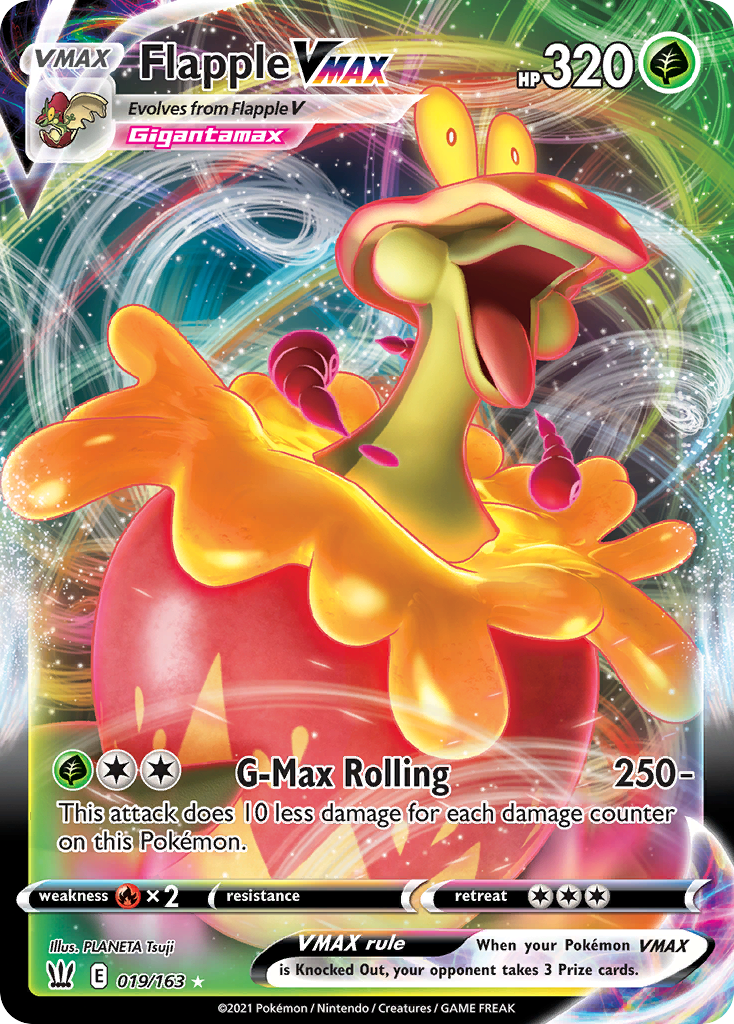 Flapple VMAX 019 SWSH05: Battle Styles Ultra Rare