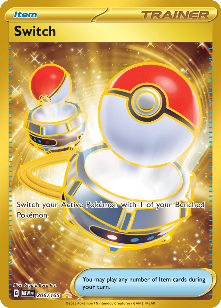Switch 206 SV: Scarlet & Violet 151 Hyper Rare Lightly Played