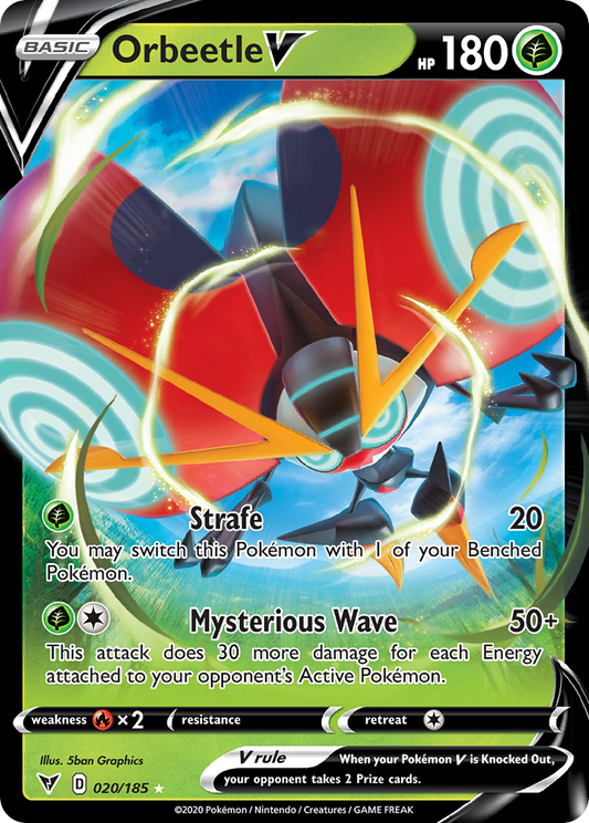 Orbeetle V 020 SWSH04: Vivid Voltage Ultra Rare