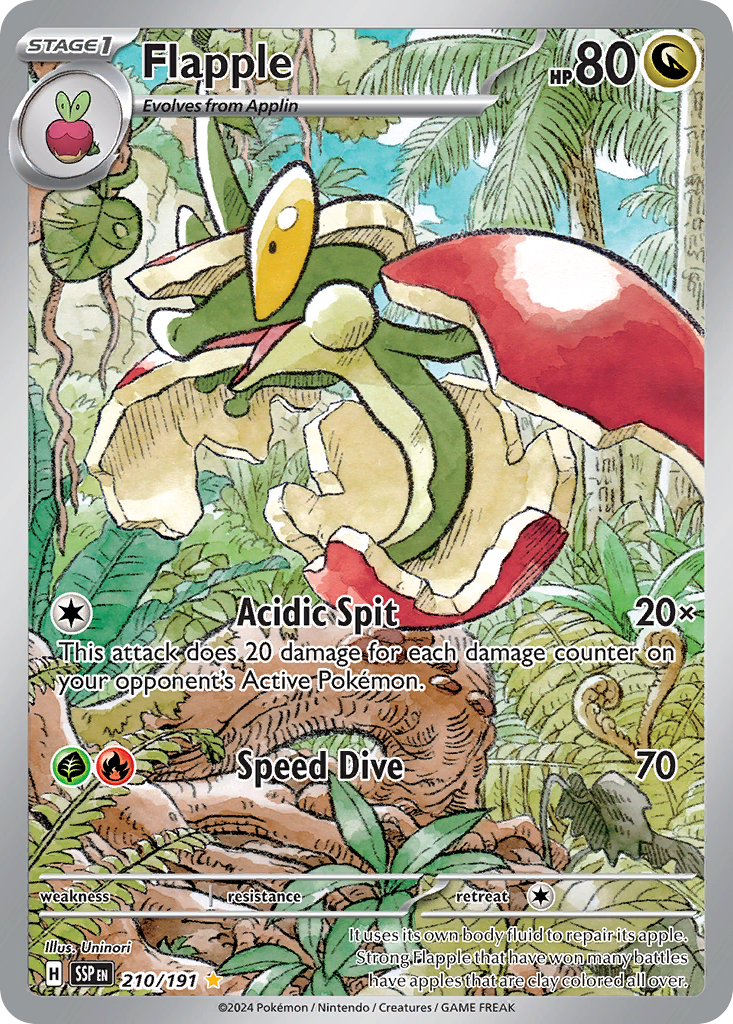Flapple 210 SV08: Surging Sparks Illustration Rare