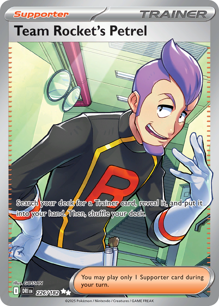 Team Rocket's Petrel 226 SV10: Destined Rivals Ultra Rare