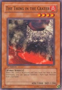 The Thing In the Crater