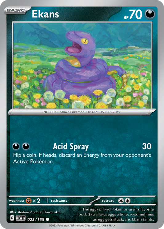 Ekans 023 SV: Scarlet & Violet 151 Common