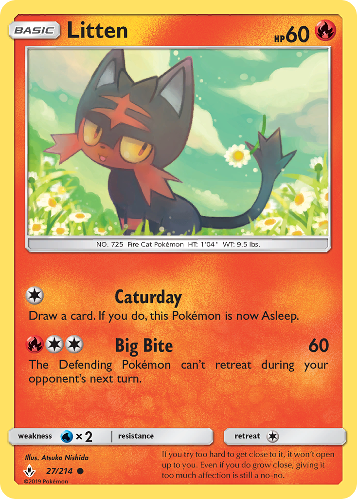 Litten 27 SM - Unbroken Bonds Common