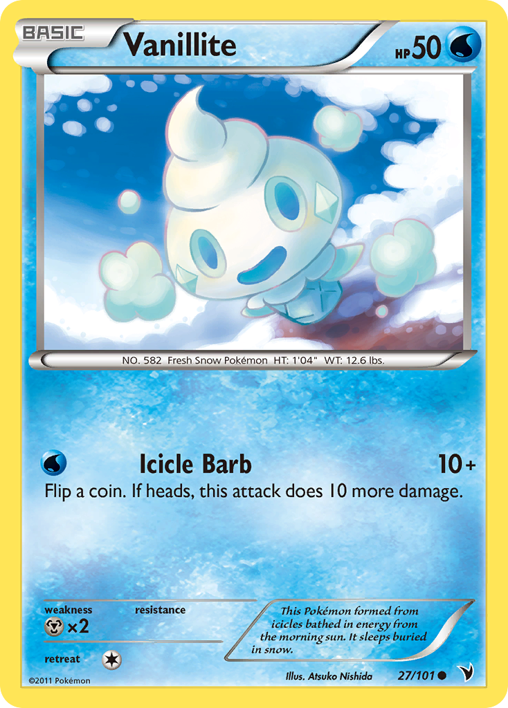 Vanillite 27 Noble Victories Common Near Mint