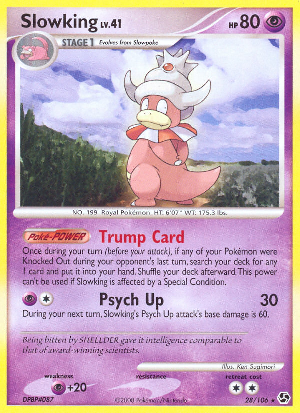 Slowking 28 Diamond & Pearl: Great Encounters Rare Near Mint