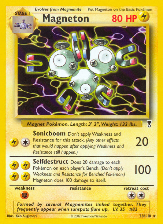 Magneton 028 Legendary Collection Rare Lightly Played