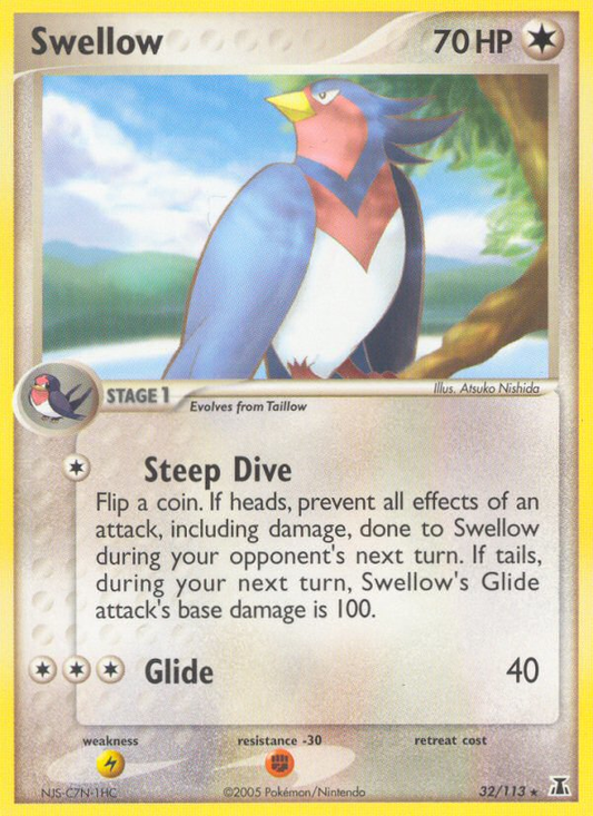 Swellow 32 EX Delta Species Rare Near Mint