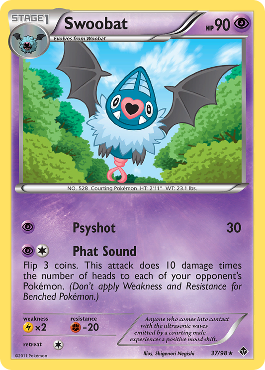 Swoobat 37 Emerging Powers Rare Lightly Played