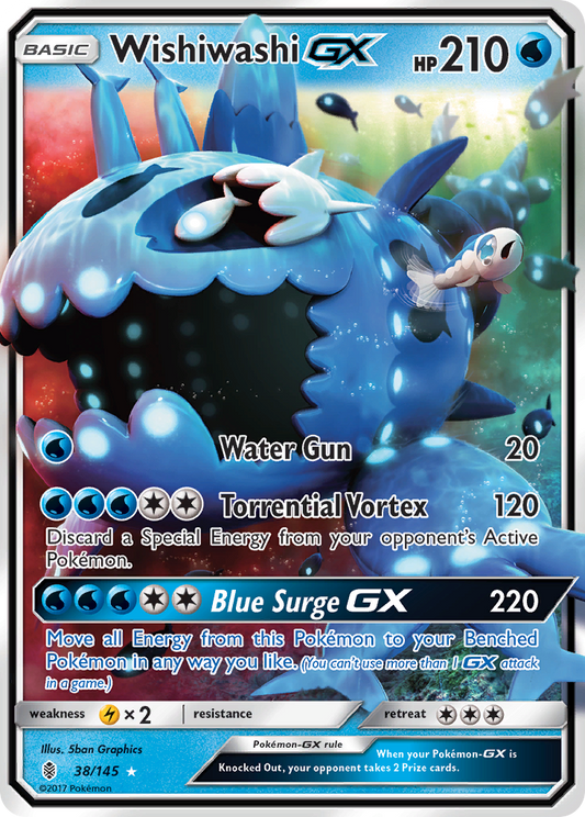 Wishiwashi GX 38 SM - Guardians Rising Ultra Rare