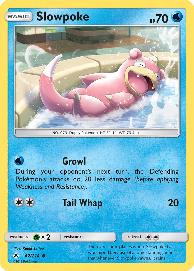 Slowpoke 42 SM - Unbroken Bonds Common