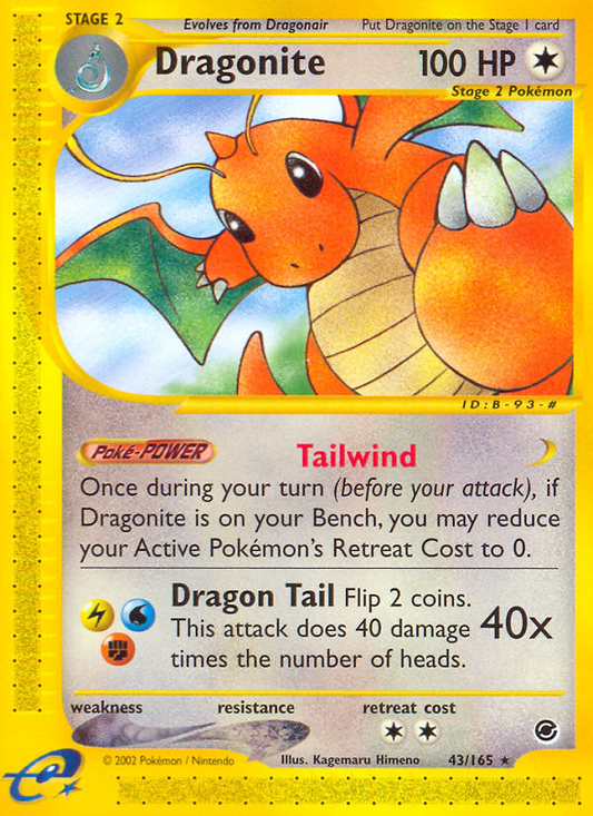 Dragonite 043 Expedition Rare Lightly Played