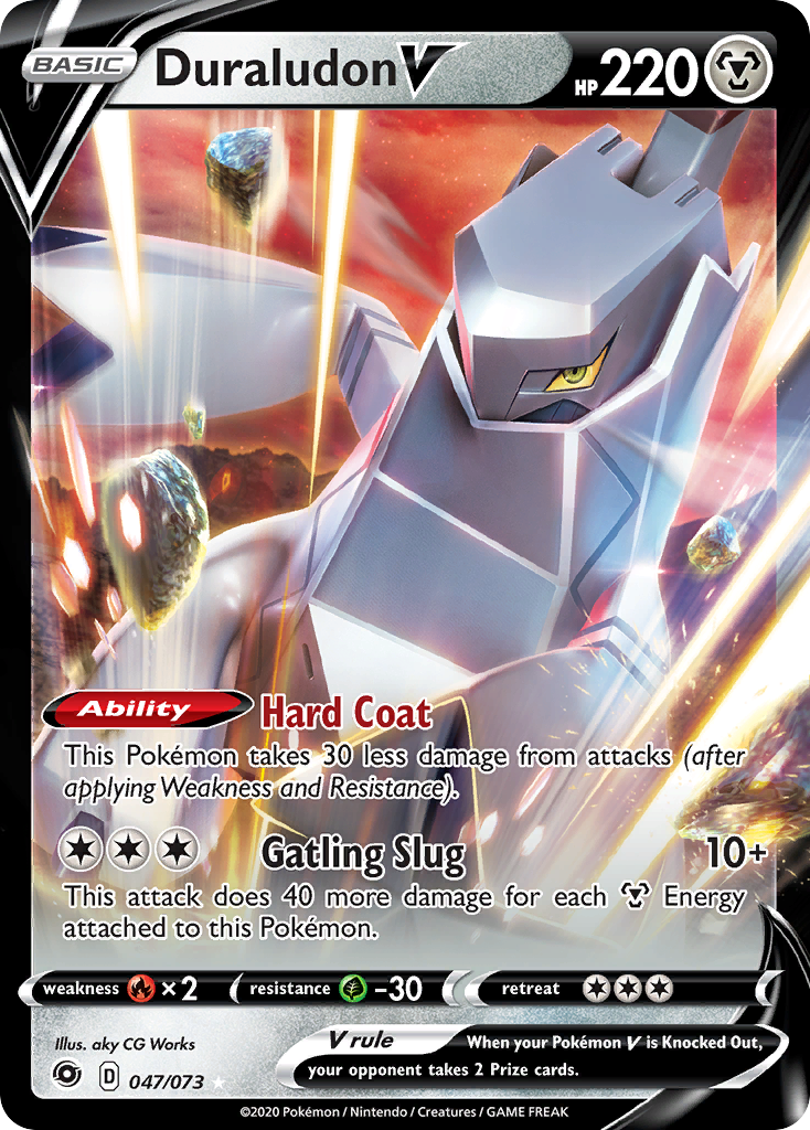 Duraludon V 47 Champion's Path Ultra Rare Lightly Played