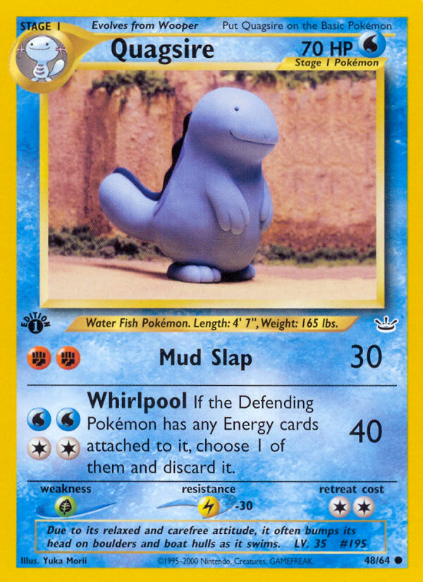 Quagsire 48 Neo Revelation Common