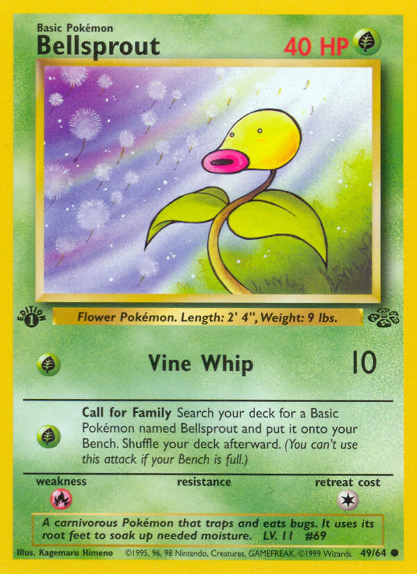 Bellsprout 49 Jungle Common Near Mint