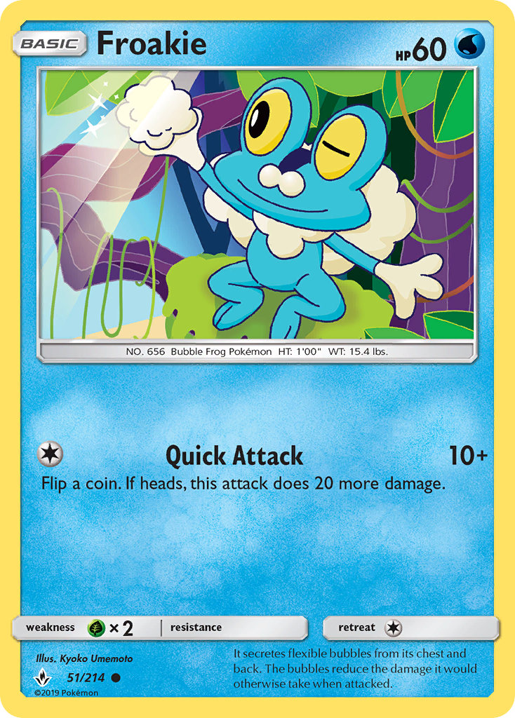 Froakie 51 SM - Unbroken Bonds Common