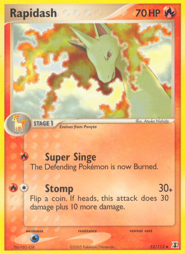 Rapidash 52 Delta Species Uncommon