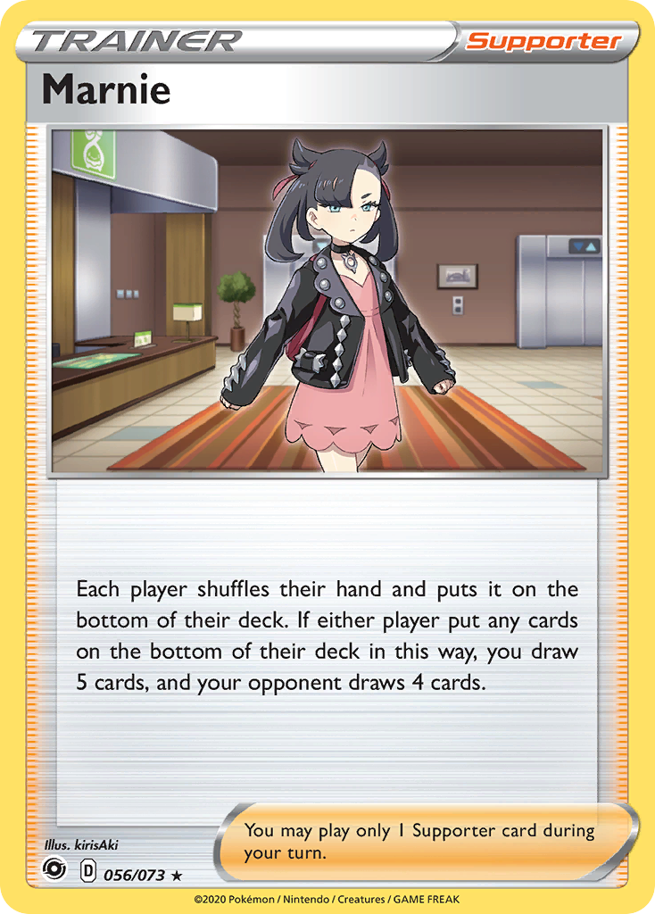 Marnie 56 Champion's Path Holo Rare