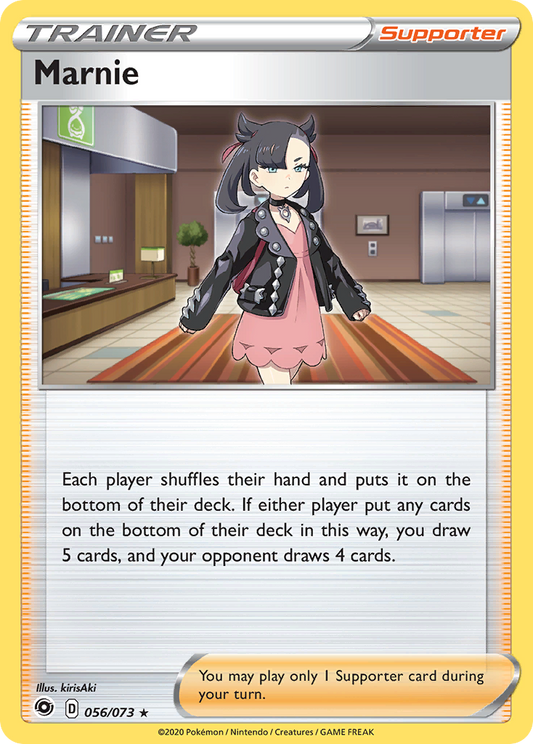 Marnie 56 Champion's Path Holo Rare