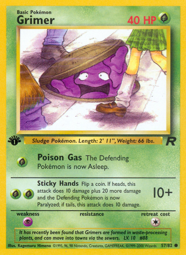 Grimer 57 Team Rocket Common