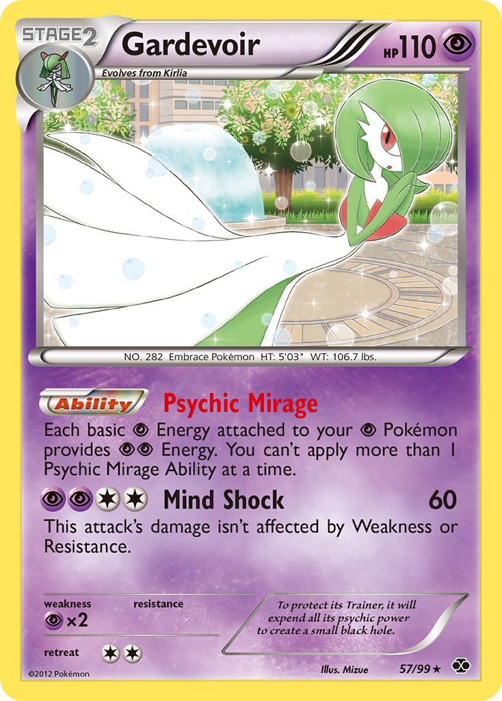 Gardevoir 57 Next Destinies Holo Rare