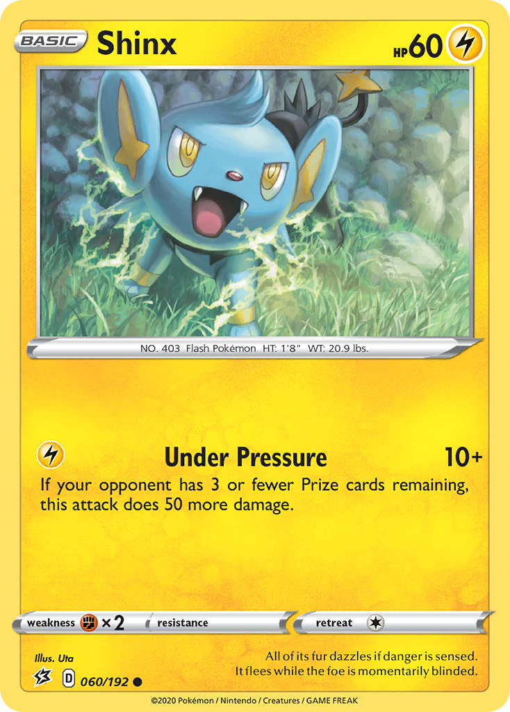 Shinx 060 SWSH02: Rebel Clash Common Lightly Played