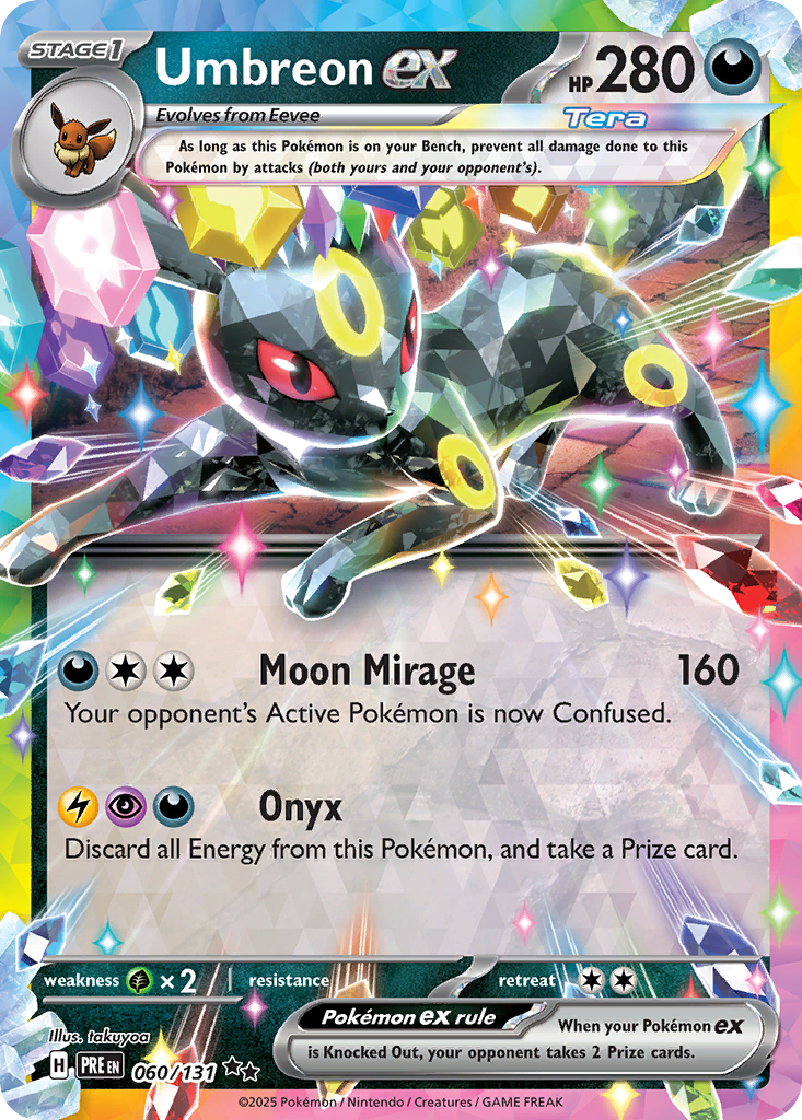 Umbreon ex 060 SV: Prismatic Evolutions Double Rare