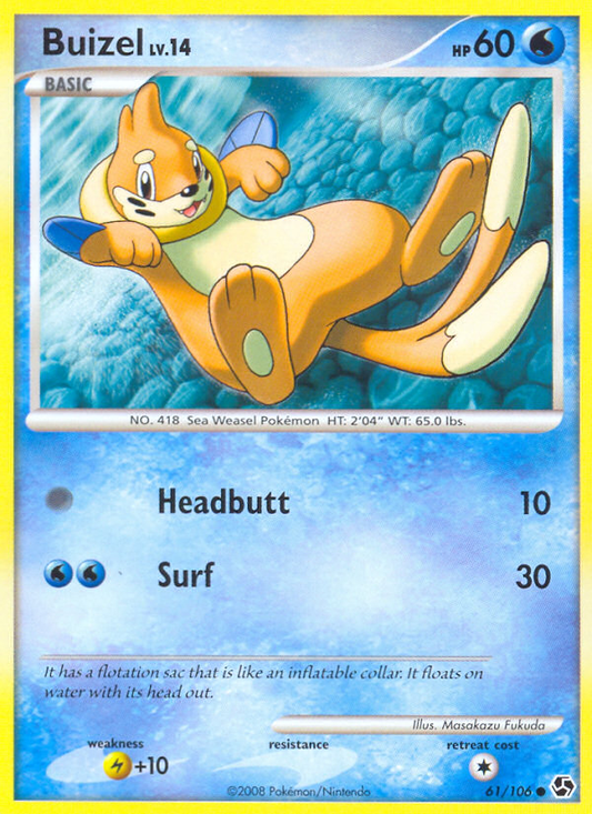 Buizel 61 Great Encounters Common Near Mint